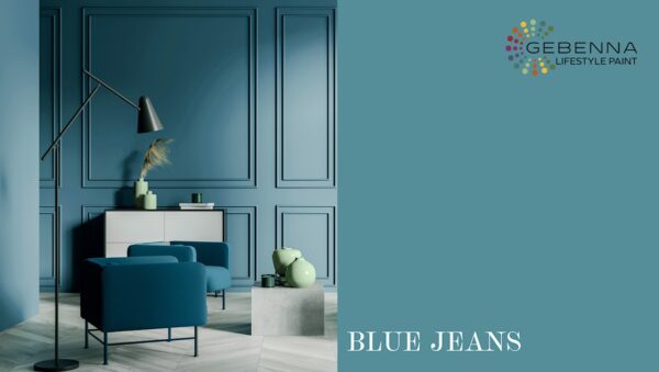 Gebenna Vægmaling: Blue Jeans Farveprøve
