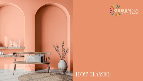 Gebenna Vægmaling: Hot Hazel Farveprøve
