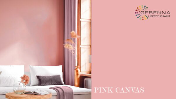 Gebenna Vægmaling: Pink Canvas Farveprøve
