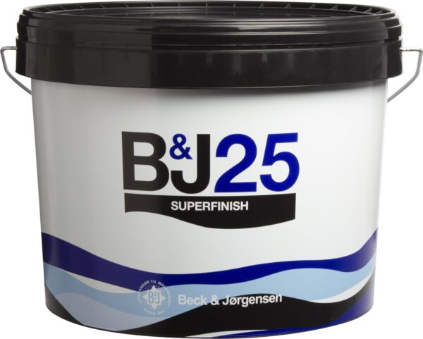 B&J 25 Super Finish - Glans 25 – Vægmaling - Fra Beck & Jørgensen - Liter 0,9 L.