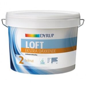 Dyrup Loft Ekstra Dækkende Gl. 2 hvid 2,25 L