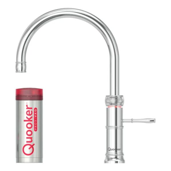 Quooker Classic Fusion Round 3i1 kogende vandhane m/PRO3-VAQE - Krom