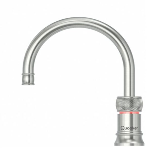 Quooker Classic Nordic Single Tap Round - Rustfrit Stål