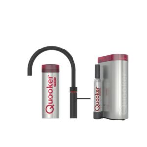 Quooker Fusion Round Sæt M 3l Black Inkl. Pro3 & Cube Beholder