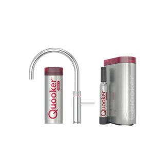 Quooker Fusion Round Sæt M.3l Krom Inkl. Pro3 & Cube Beholder