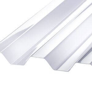 SUNLUX HI-PVC, trapezplade, 76/18, Opal, 1039 x 2440mm