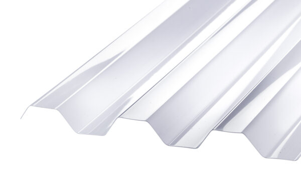 SUNLUX HI-PVC, trapezplade, 76/18, Opal, 1039 x 2440mm