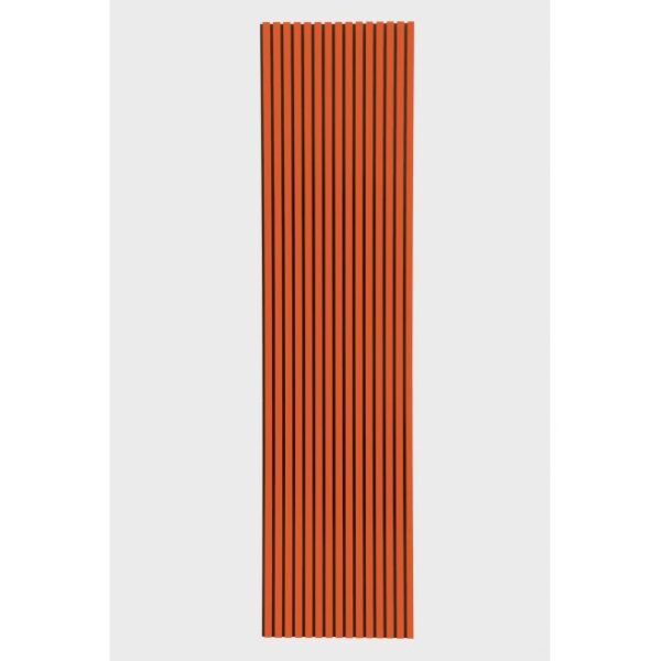 Acupanel Linoleum 2400x600 Orange Blast 4186 Sort MDF - Sort Filt - Akustikpanel
