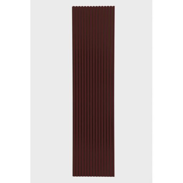 Acupanel Linoleum 3000x600 Burgundy 4154 Sort MDF - Sort Filt - Akustikpanel