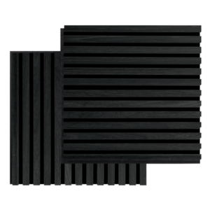 Fibrotech Square akustikpanel 22x520x520 mm black oak - pk á 2 stk.