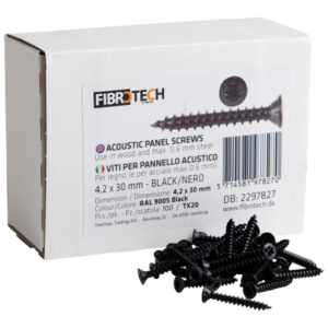 Fibrotech panelskrue 4,2x30 mm sort