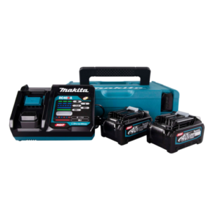 Makita 191J97-1 batteripakke 40V XGT 2x4.0 Ah batterier inkl. lader og kuffert