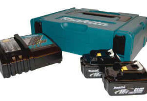 Makita Batteri 2 x 18v 4,0ah og lader