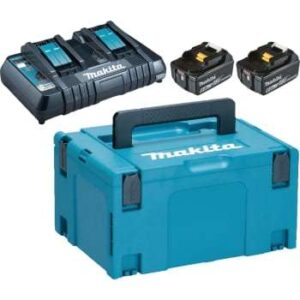 Makita Batteri 2 x 18v 6,0ah og lader