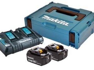 Makita Batteri 2x18v 4,0ah & db lader