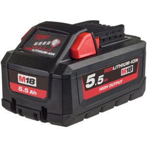 Milwaukee M18 5,5Ah HIGH OUTPUT REDLITHIUM-ION batteri