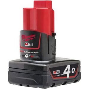 Milwaukee batteri M12 B4 12V 4,0 Ah Red Lithium-Ion