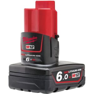 Milwaukee batteri M12 B6 12 V. 6,0 Ah Redlithium-Ion