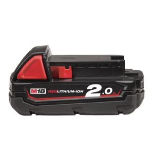 Milwaukee batteri M18B2 Red Lithium 18V 2,0 Ah