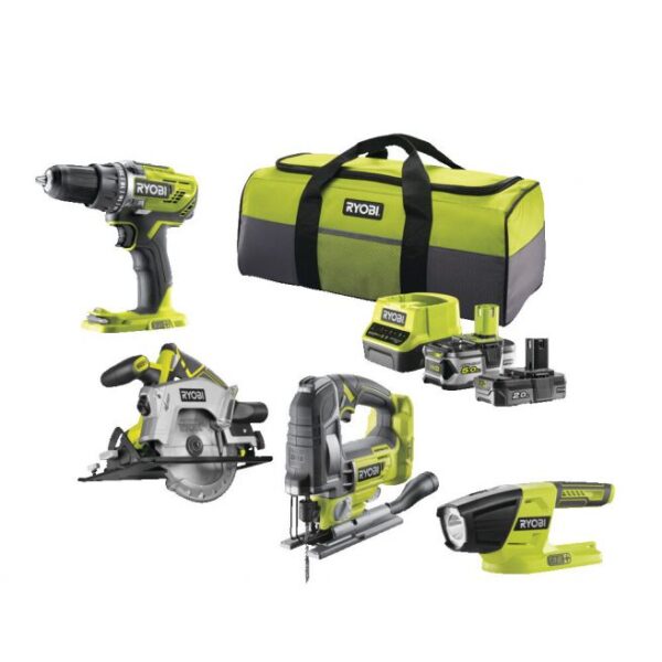 Ryobi Håndværkersæt 2 R18CK4A-252S