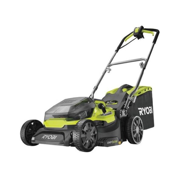 Ryobi Hybrid plæneklipper 36 V med strøm fra enten (2x) 18 V 2.5Ah Lithium-batterier eller kabel - RY18LMH37A-225