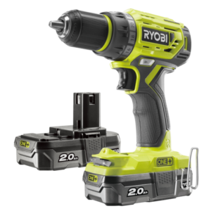 Ryobi R18DD7-220S bore-/skruemaskine 18V ONE+ 2x2,0 Ah