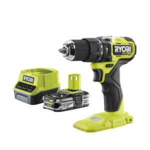 Ryobi slagbore-/skruemaskine rpd18c m.1,5ah batteri & lader