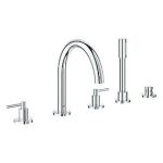 GROHE Atrio New brusearmatur 5-huls kar- & brus overdel 1/2'', 90Â°