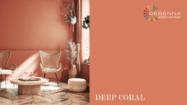 Gebenna Vægmaling: Deep Coral 9 l